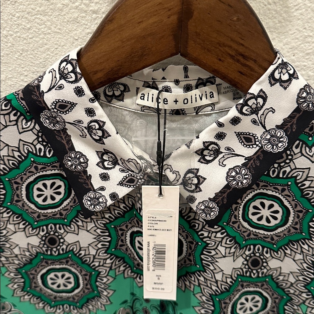 Alice + Olivia Willa Mandala Blouse - Picture 6 of 9